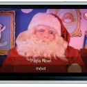 Papá noel saluda a los niños desde iPhone