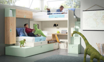 Muebles ideales para habitaciones infantiles compartidas